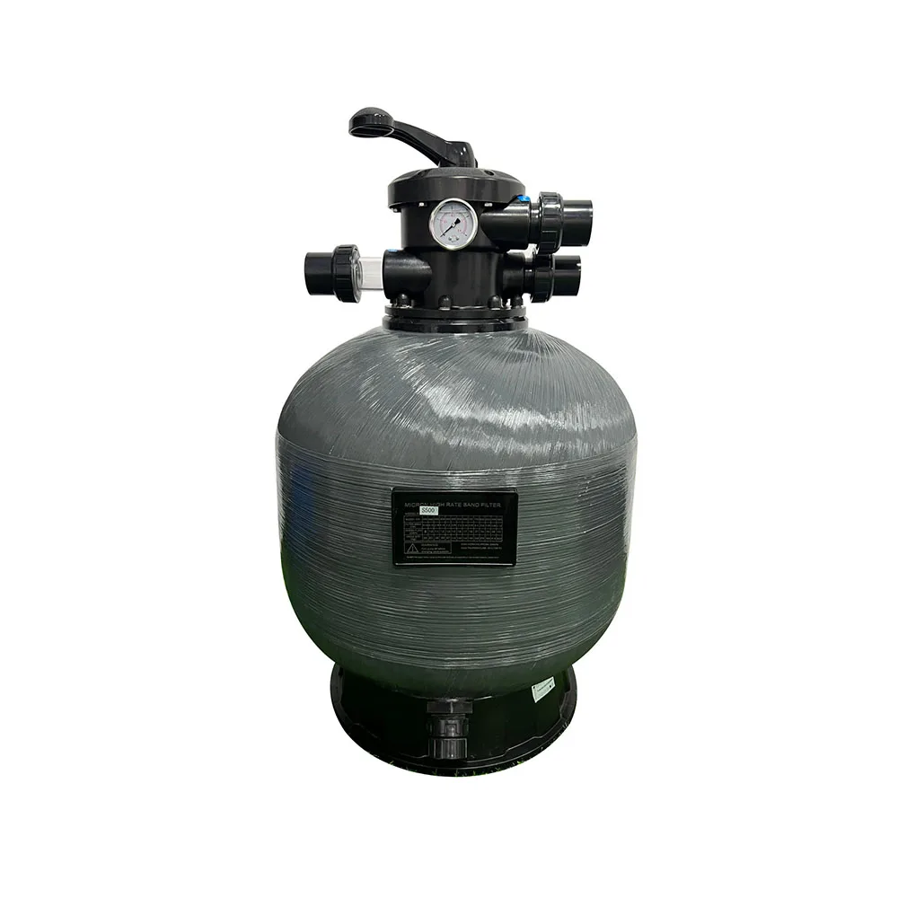 FRP sand filter tank swimming pool sand filter with valve