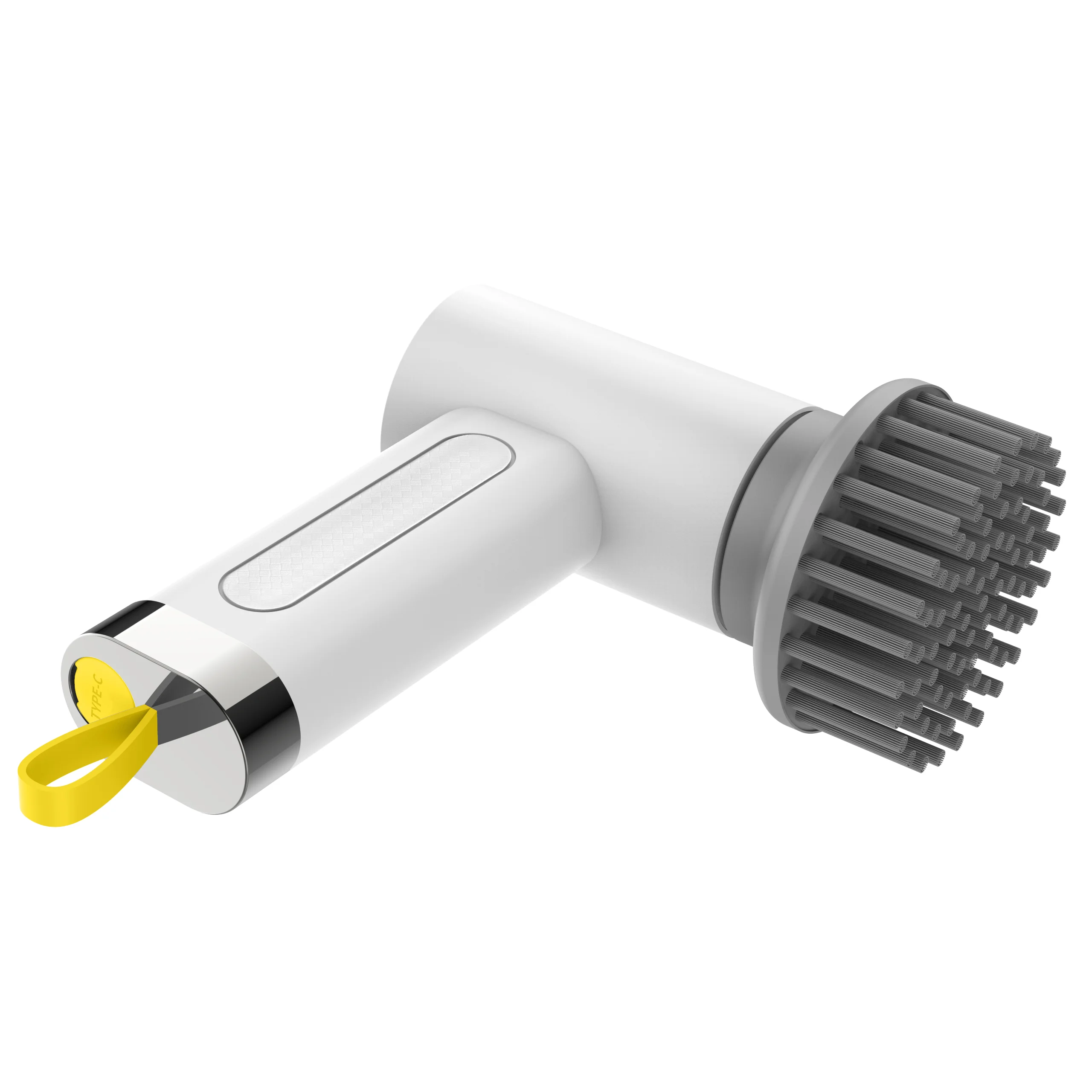 4-in-1 Rechargeable Magic Brush USB Battery Powered Electric Cleaning Spin Scrubber 3 Brush Heads Kitchen Bathroom Outdoor Use