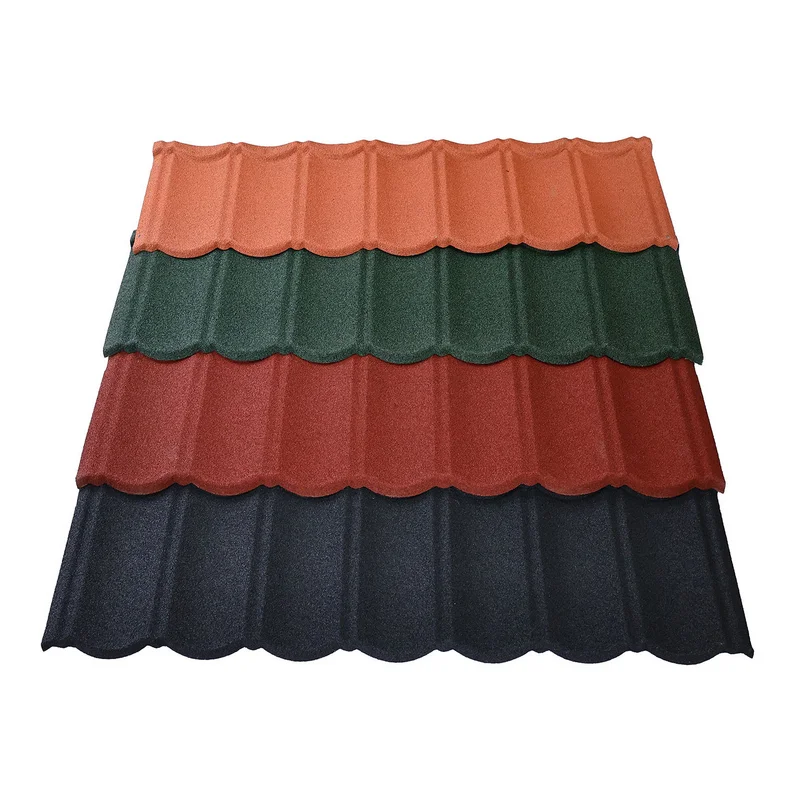 China Supplier Stone Metal Natural Stone Coated Roof Tile for Office Building Material