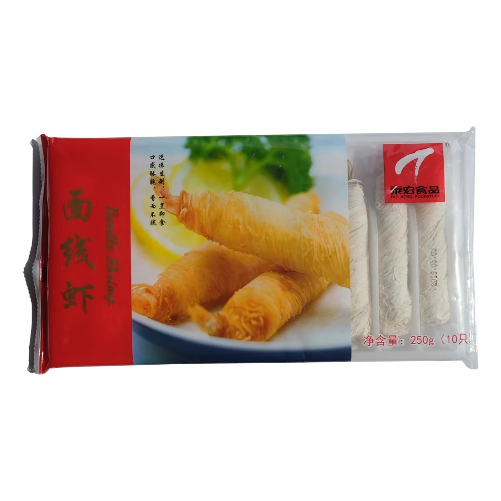 Hot products delicious fast food fast frozen fried breaded tempura shrimp