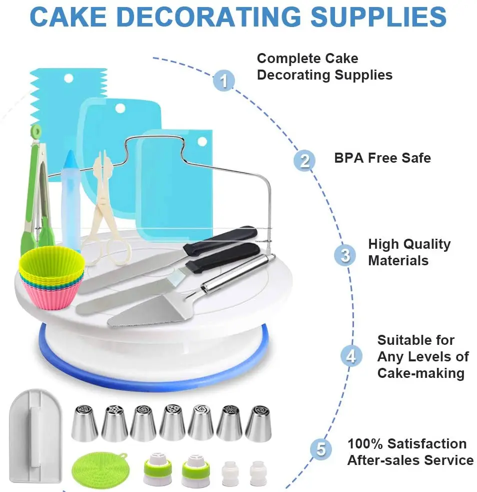 
393 PCS cake decorating Supplies kit 