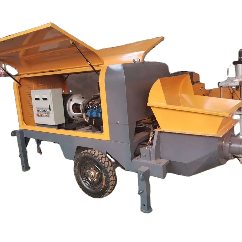 Small trailer mounted concrete pump for sale