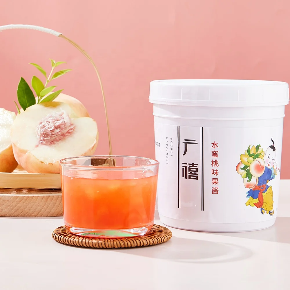 1 3 кг настоящий фруктовый сочный персиковый джем для смузи или Замороженных Напитков