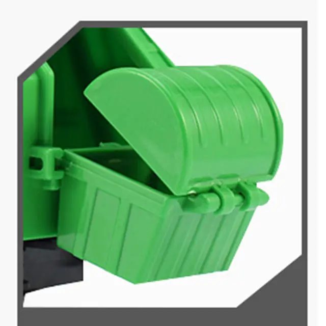 Alloy Rally Car Sliding Sanitation Truck Model with Lights Diecast Car Diecast Toy Vehicles Set For Children