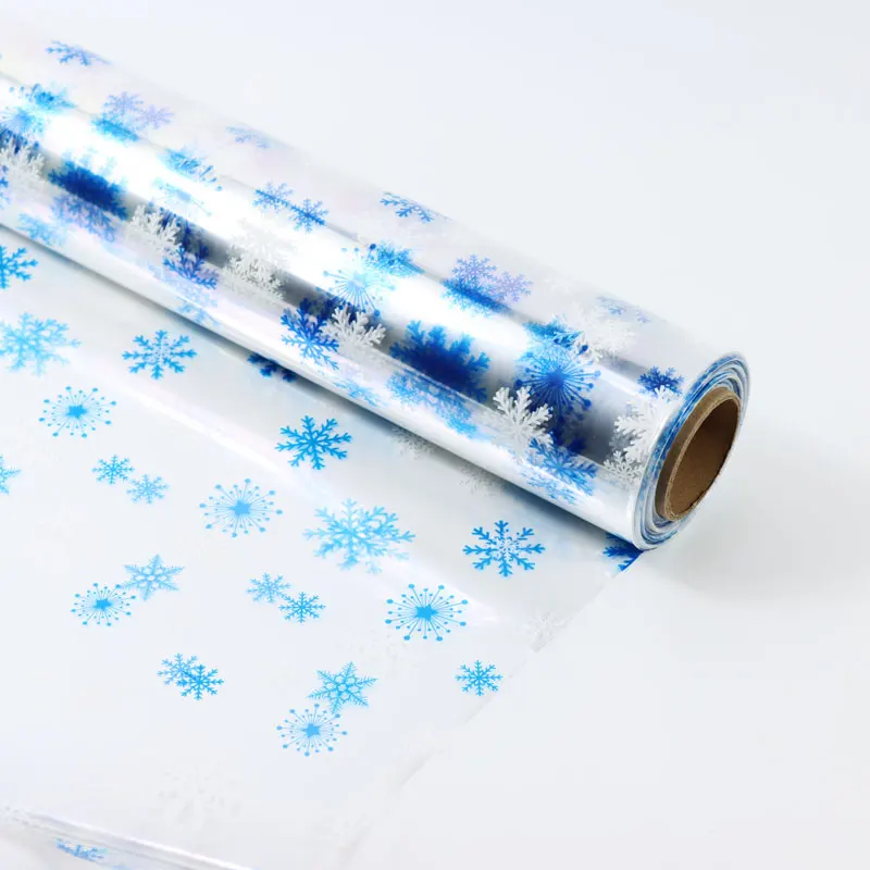 Plastic Cellophane with Patterns Waterproof Printed Cellophane Roll