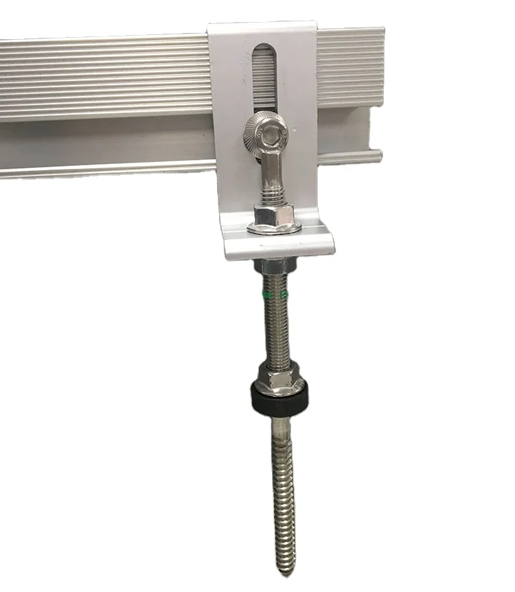 Wholesale  Solar  Hanger Bolt Mounting System for T-shaped Iron Sheet Roof