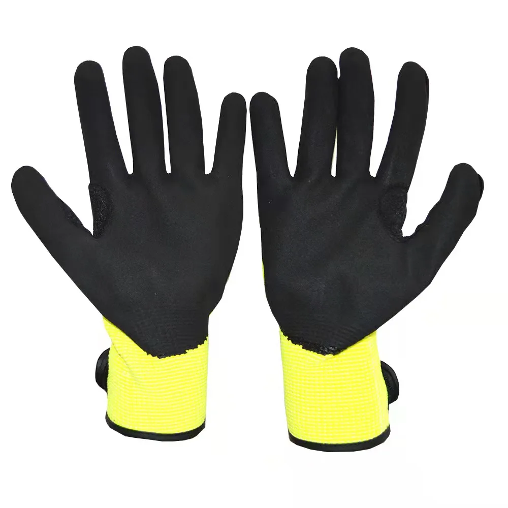Hot Selling Oil Field Rescue Custom Design Logo Gas And Oil Safety Extrication Drill Industrial Impact Work Mechanic Gloves