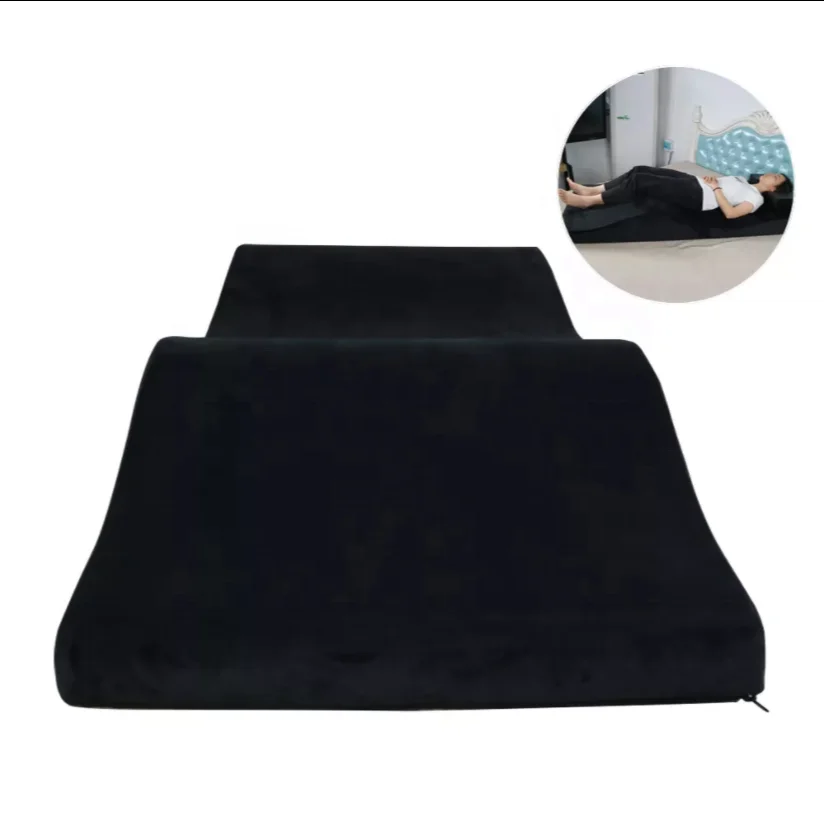 Amazon top selling memory foam curved topper lash bed mattress velvet lash extension bed beauty eyelash mattress topper