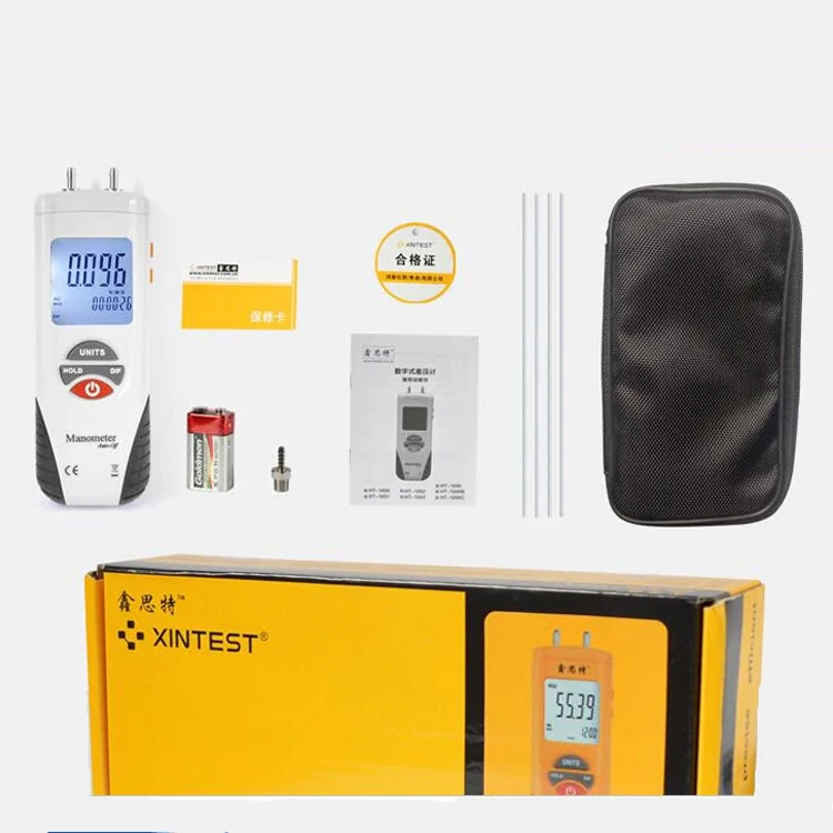  2018 Hot Sell Best Quality Manufacturer Minimanometer for refrigeration 170*55*33MM HT-1890 CN;GUA OEM or