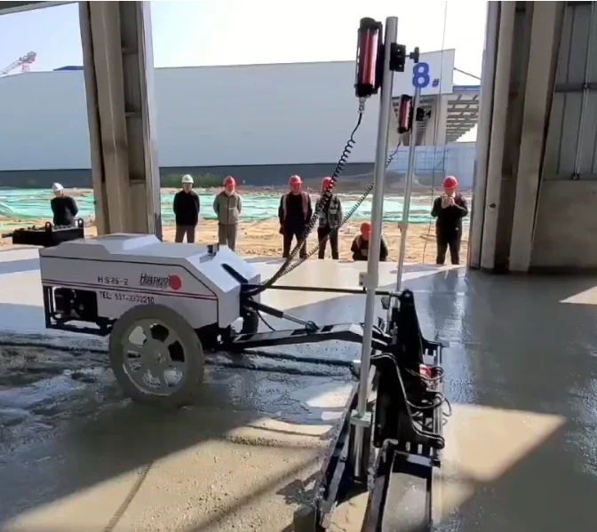 High Efficiency Automatic Floor Leveling Concrete Laser Screed Machine For Sale