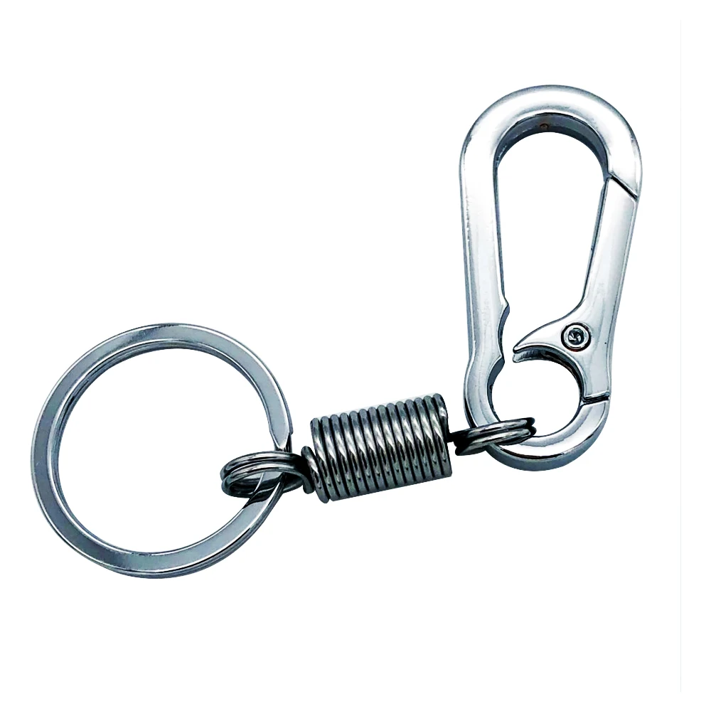 
Factory wholesale simple key chain hook spring buckle keyholder 