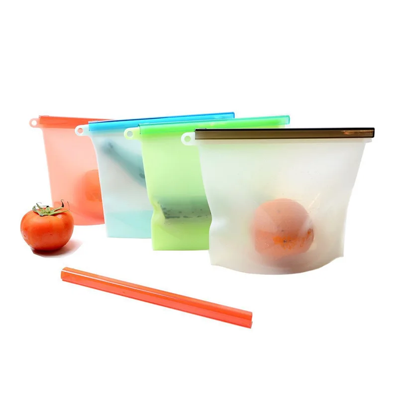 Silicone food preservation bag silicone breast milk bag food silicone bag