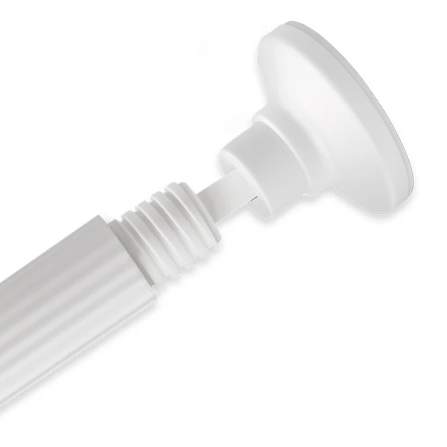 Plastic Steel bathroom curtain with rod 16mm curtain pole Curtain Pole Track With Accessories