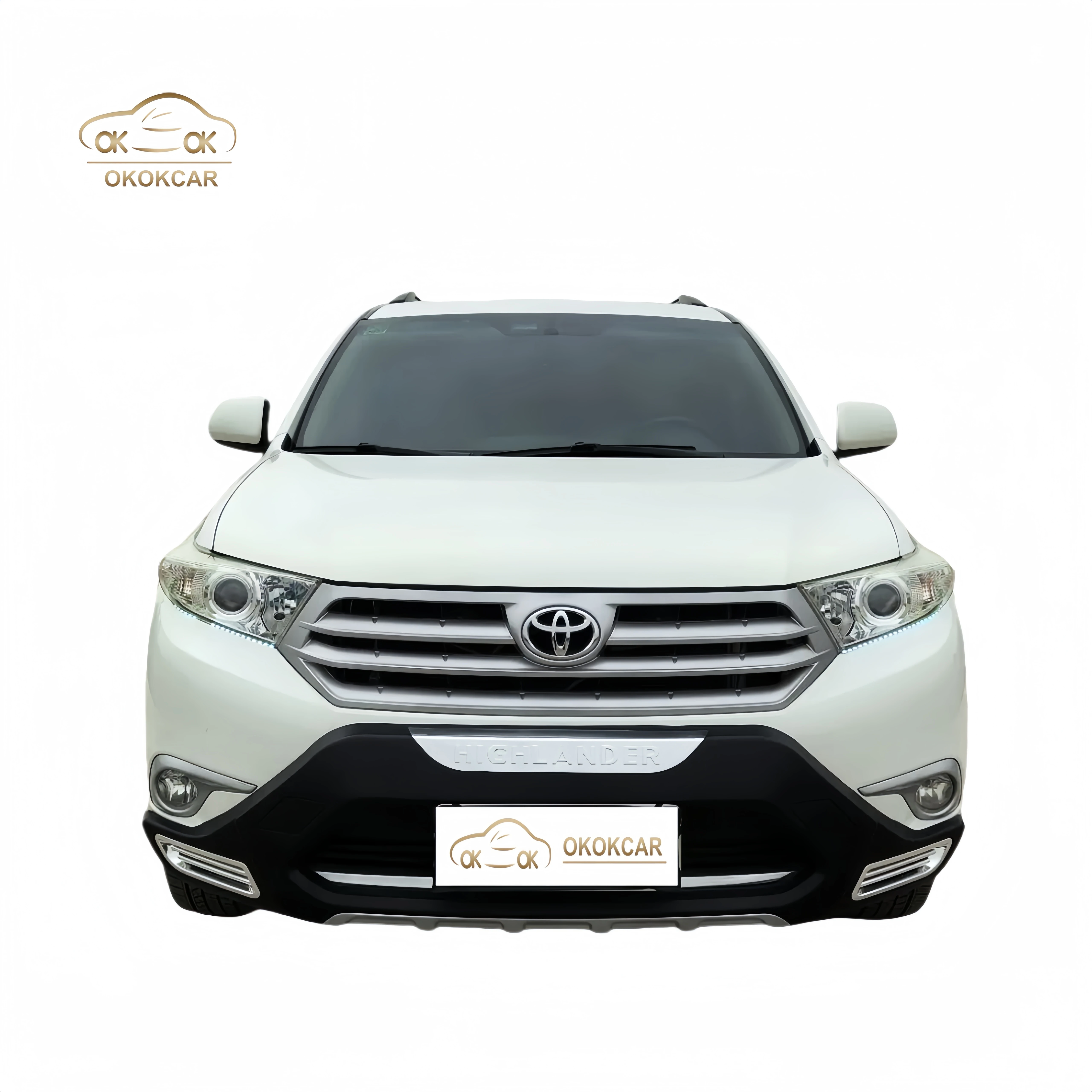Подержанные автомобили 2012 Toyota Highlander Подержанный автомобиль с левым приводом полноприводные кожаные сиденья задней камеры модели 2010-2015 лет