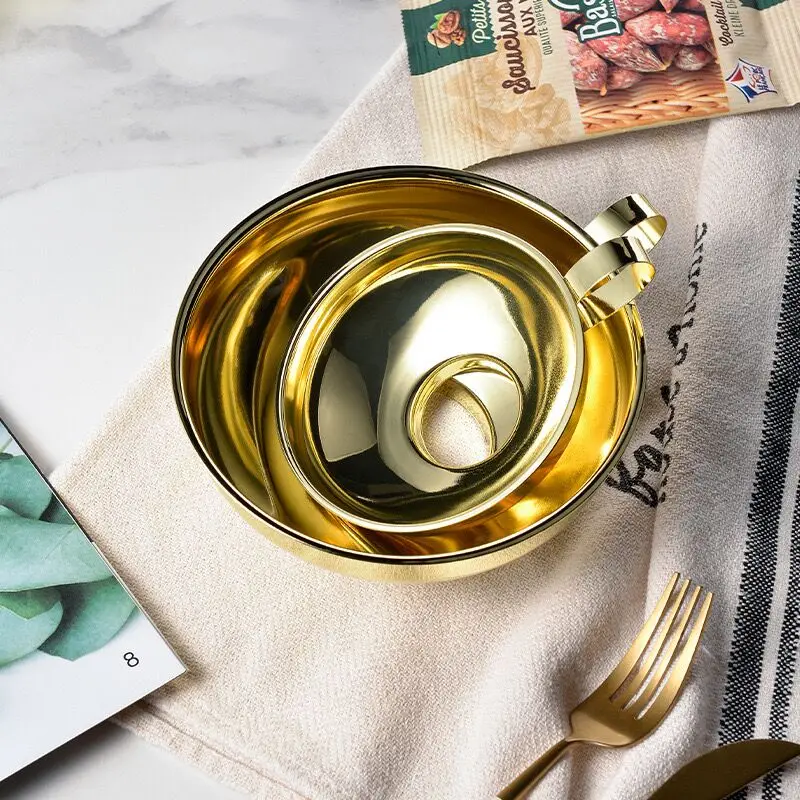 Specialty Tools Kitchen Gadgets Gold Stainless Steel Wide Regular Mouth Canning Funnel For Mason Jar