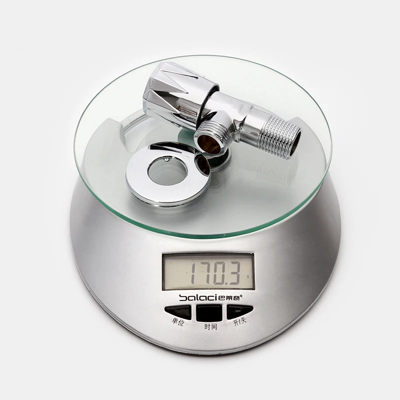 Faucet Accessories 1/2 inch water stop 90 degree Brass Cartridge taps Triangle valve Brass Angle Valve