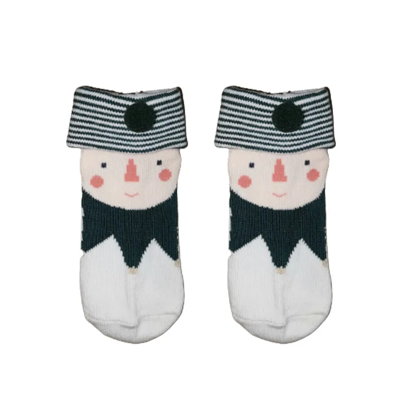 Newborn Cartoon Funny Cute Sock Organic Cotton  Kids Girl Socks Colorful Creative Fun Novelty Design Fuzzy Baby Socks