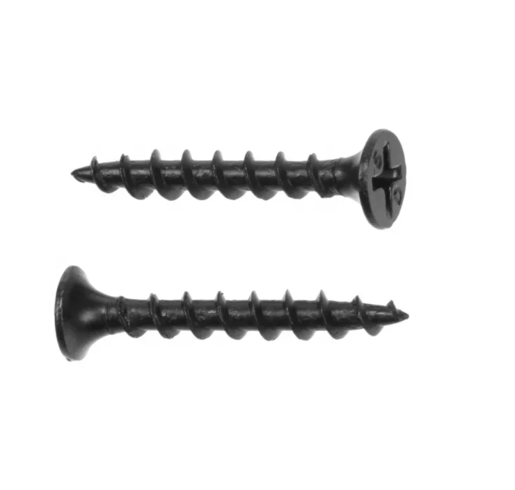 Wholesale Carbon Steel Black Electroplated Drywall Furniture Screws