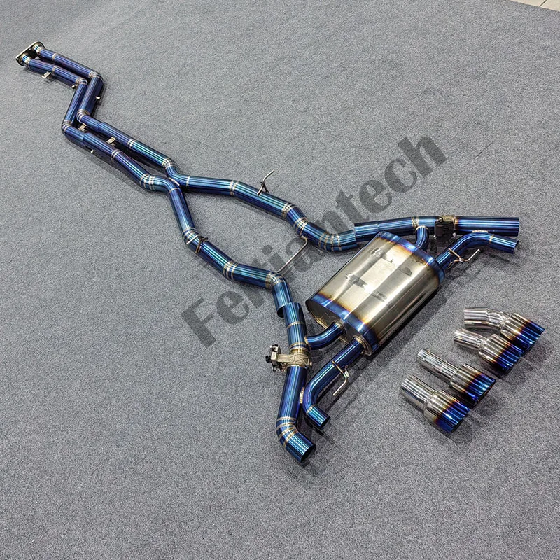 OEM клапан Catback выхлопная система для BMW X3M/X4M F97/F98 3 0 T 2019-2022 гоночный спортивный автомобиль из титанового сплава труба глушитель