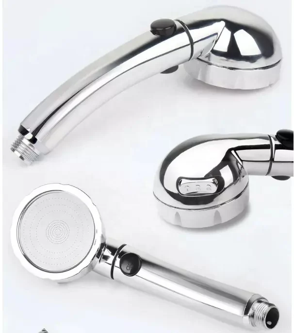 New Style 3 Function Water Saving Water Filter Handheld Shower Head Factory Direct Sale Korea Accessory Bathroom Type
