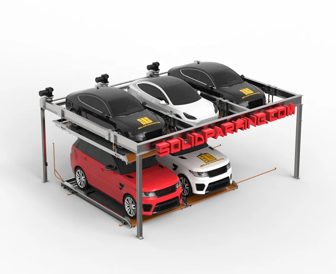 Fully Man Free Intelligent Smart Lift and Slide Automated Parking System