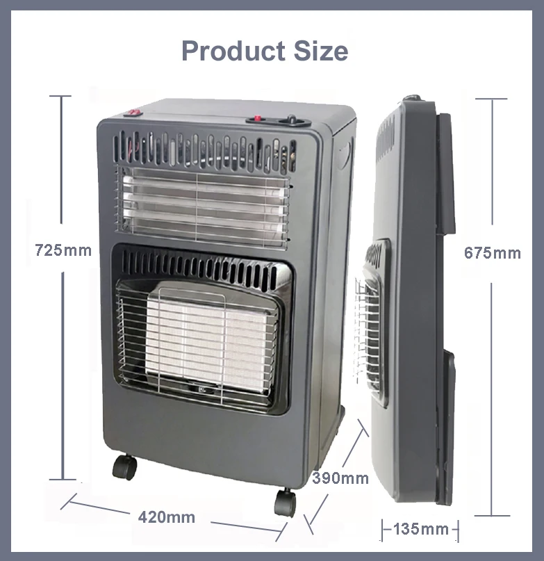 Hot Sale Anti-tilt Protective Slim Collapsible Heater Folding Electric and Gas Room Heater