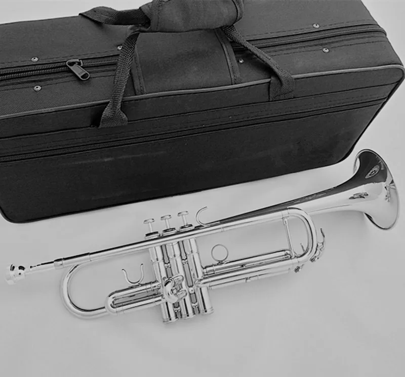 Good quality factory price professional silver color Nickel silver alloy cheap copper pipe custom BB trumpet