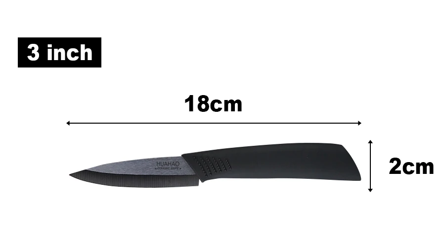 Market Best Seller Ceramic Knife 3 Inch Kitchen Cutting Utility Knife Fruit Knives With Sheaths