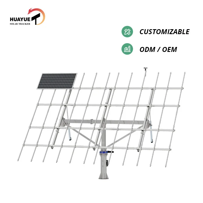 Huayue solar tracker-14kw HYS-20PV-210-2LSD dual axis solar tracker sun tracking kit sun controllers price