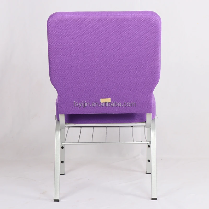 Cheap stackable  church chairs Fabric Upholstered pulpit chairs for church