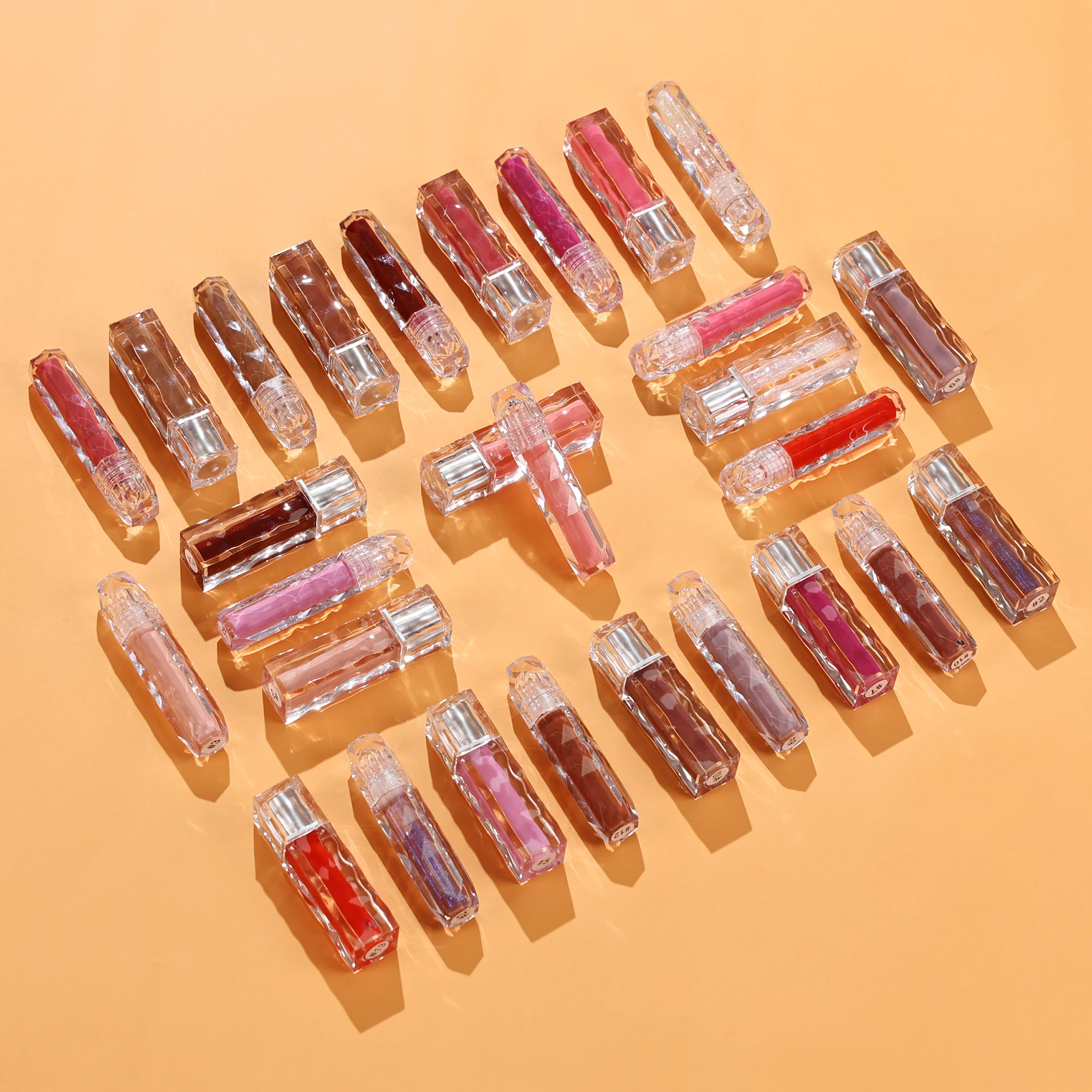 Wholesale Full-pigment Ultra-hydration Long Lasting Shimmer Lip Glaze Smoothly Silky Non-sticky Liquid Lipgloss