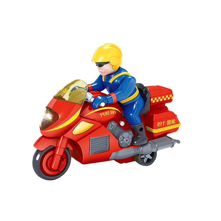 Cheap price baby pretend play police kit toy mini motorcycle with light sound