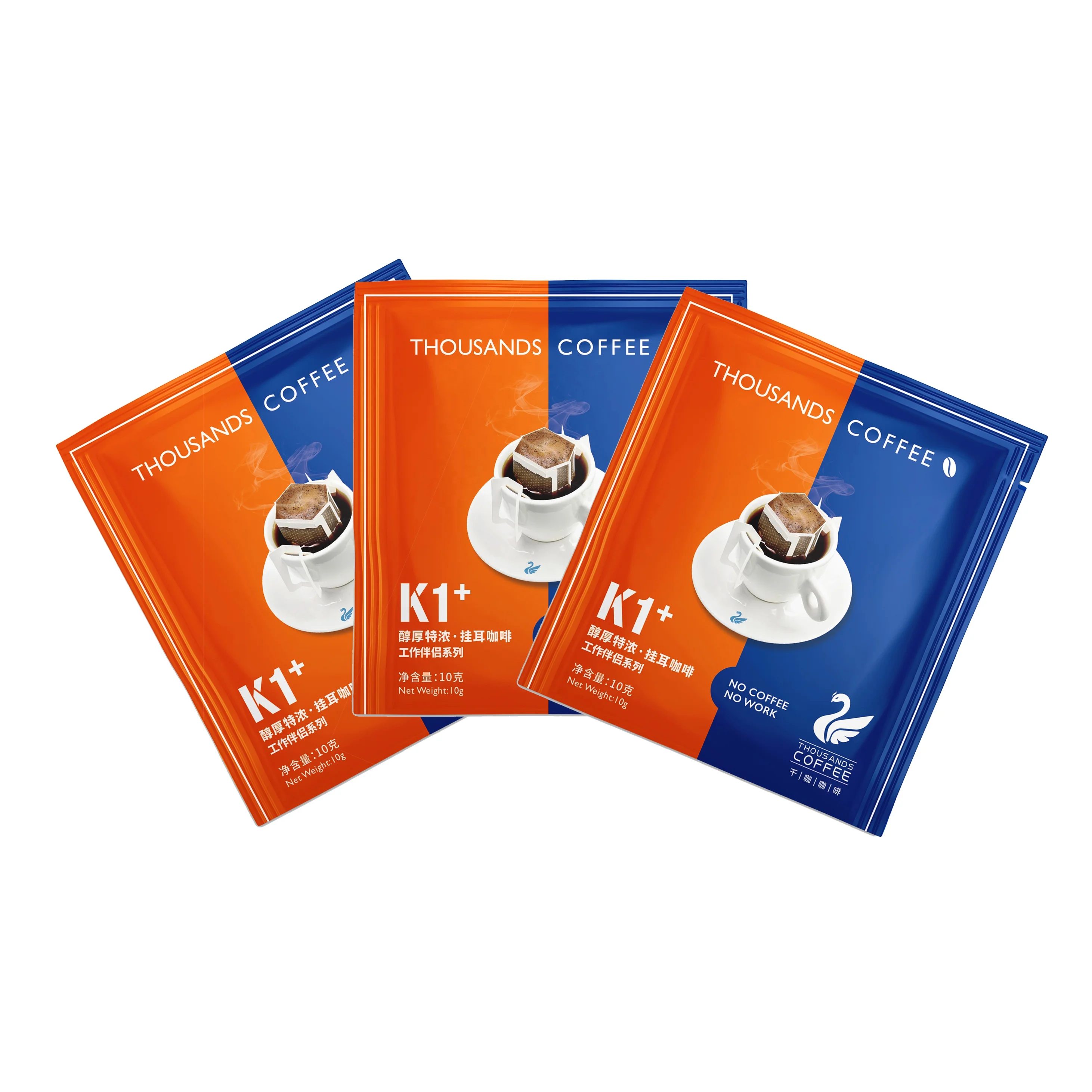 
 100% Arabica Blend Hanging Ear Drip Coffee Work Partner K1 OEM  