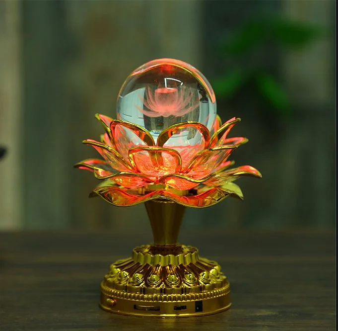 
LED Lamp Holder Candle Holder Music Machine Lamp Buddhist Supplies 