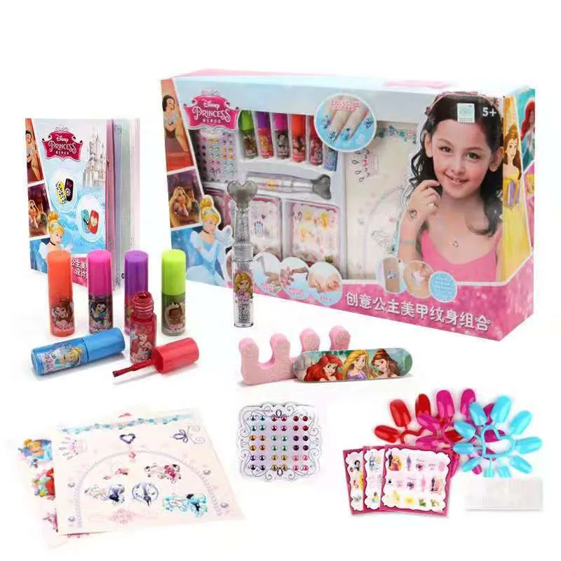 Kids Nail Polish Set Nail Sticker Set  Kids Makeup Set