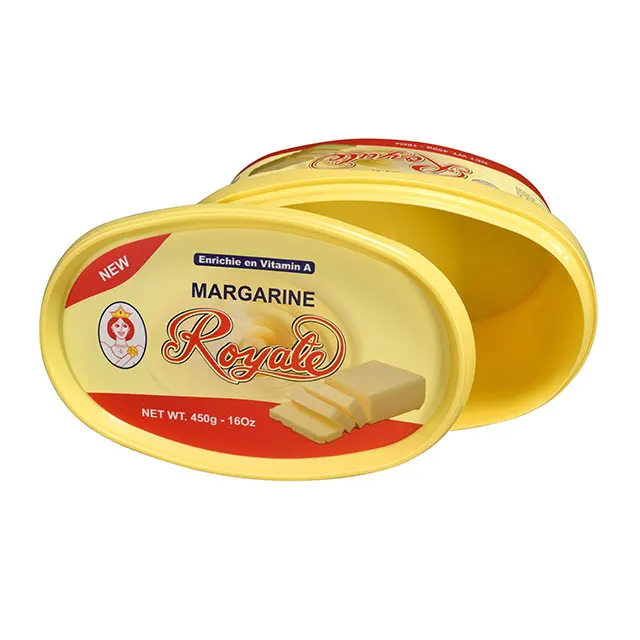 15OZ 500ml Plastic IML Food Butter Box Margarine Container Spread Tubs Packaging