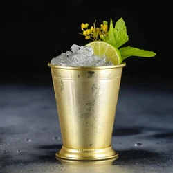 Mint Julep Cup Classic Moscow Mule Kentucky Derby Julep Stainless Steel Julep Cocktail Cup