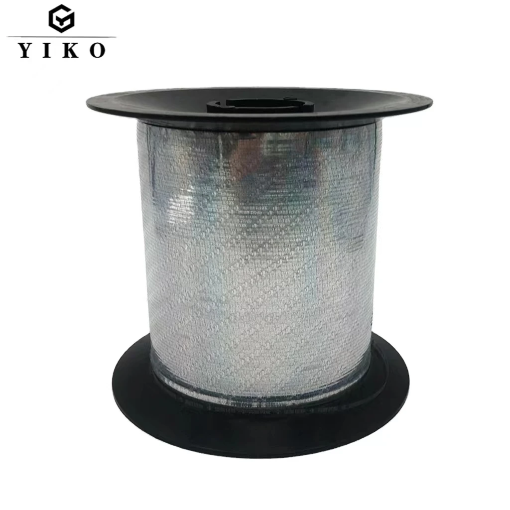 PET  Laser Holographic Easy Open Self Adhesive Tear Tape for Packing Box Tear Strip Tape for Product Label