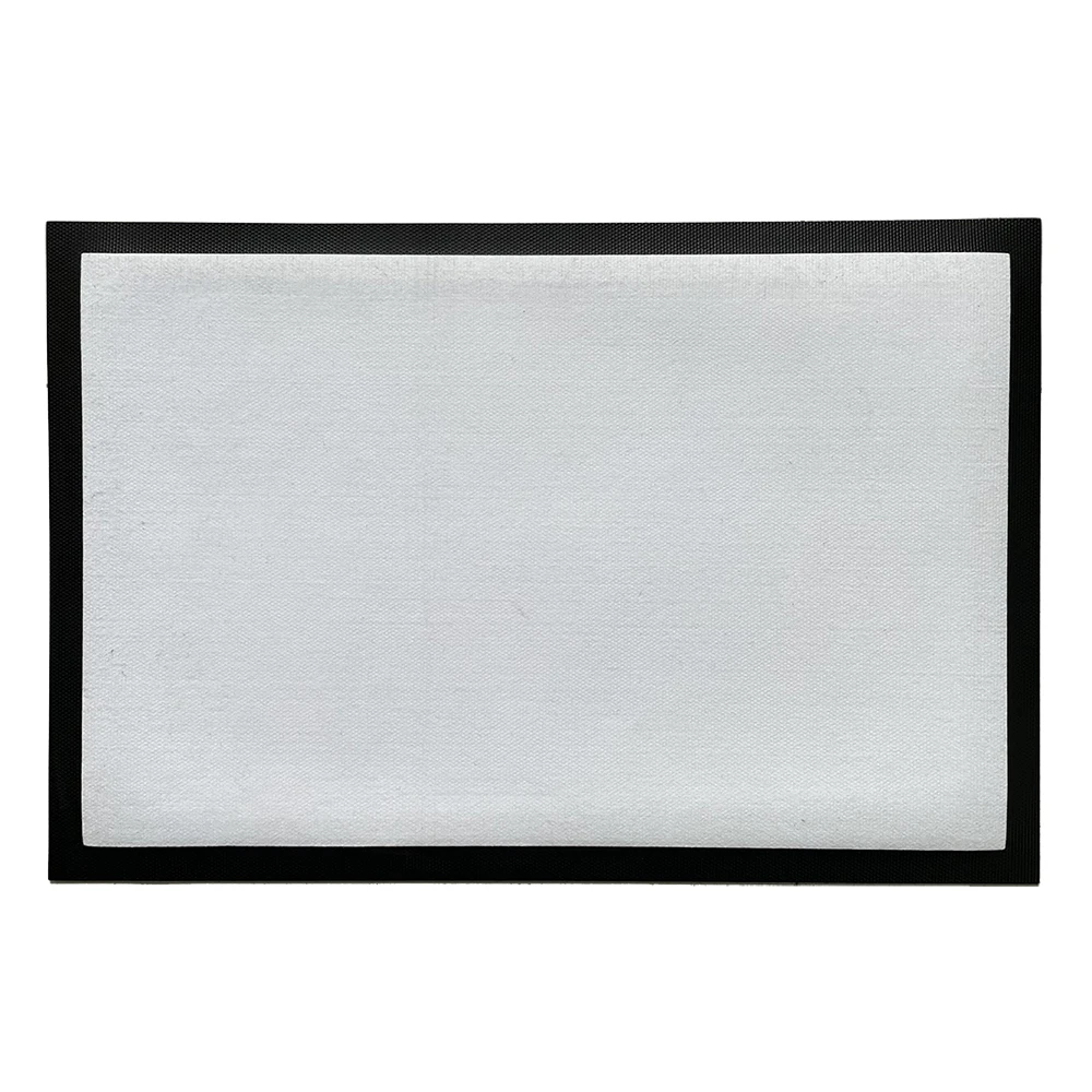 Blank Sublimation Polyester Rubber Personalized Bat Mat Outdoor Mat Welcome carpet