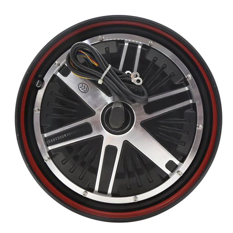Can Be Customized Electric Motorcycle Motor 500-1000w DC Gearless Hub Locomotive Bishaft