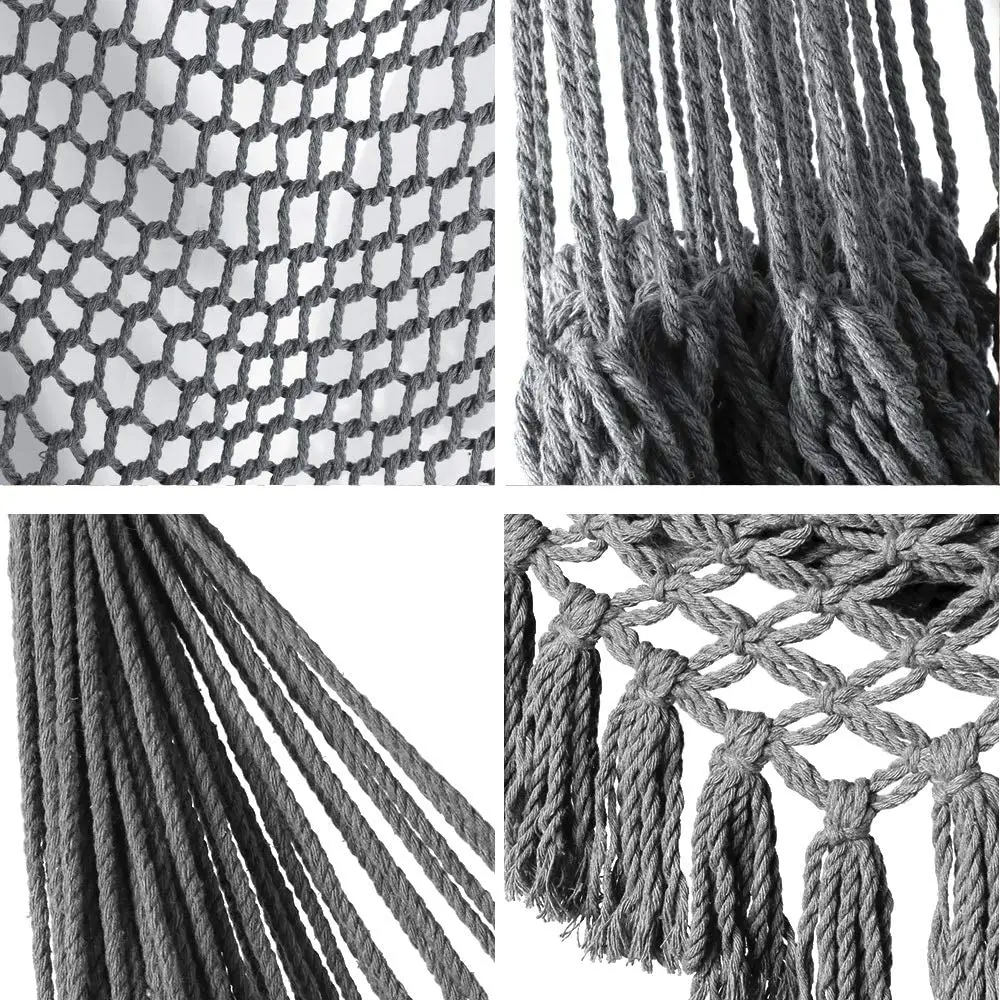 Хлопковая сетка, белый Садовый гамак