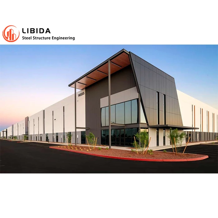 Prefabricated Light Gauge Steel Structure Warehouse Metal Building Iron Metal Structure Warehouse