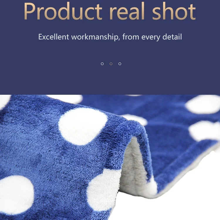 Hot selling 9-speed switch control 220v double-sided flannel washable thermostat electric blanket