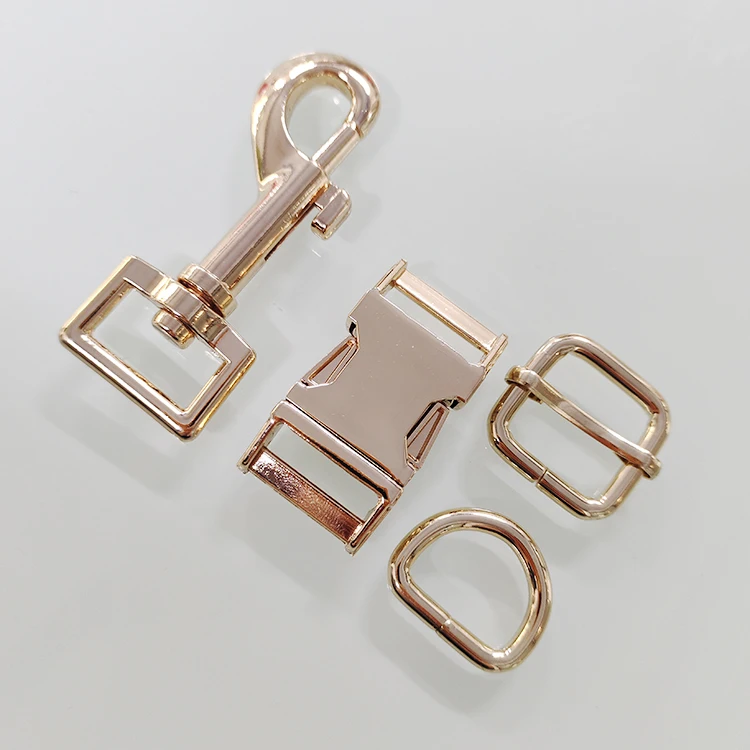 DWDP 15mm 20mm 25mm dog collar metal buckle pin buckle side release buckles