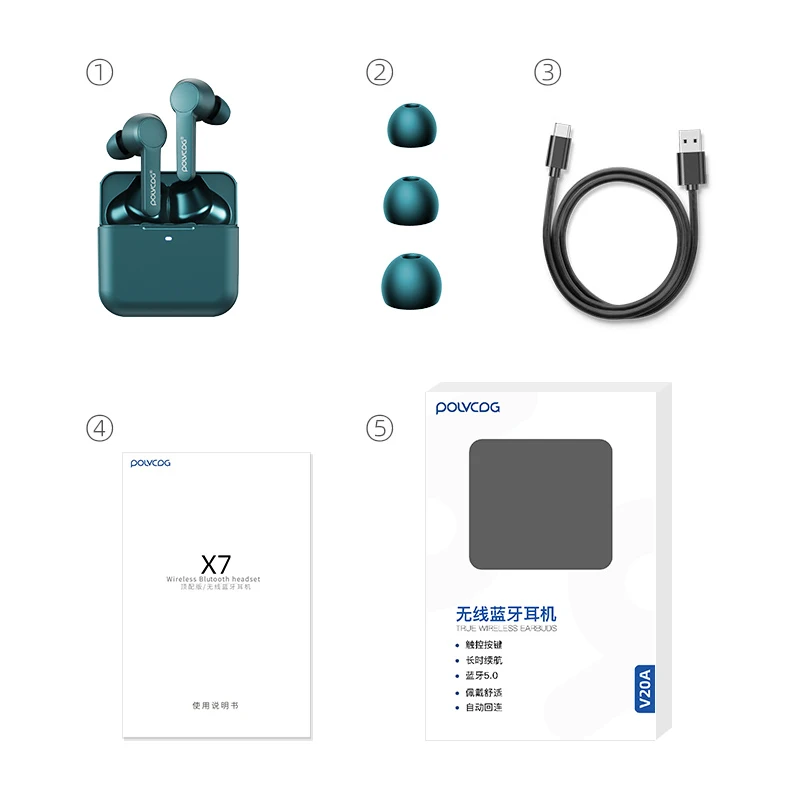 2021 new free hands color ear wireless headphones colorful earbud stereo earphones 5.0 sports tws noise cancelling