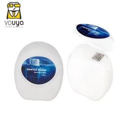 Round Shape Oral Hygiene 50 Meters Mint Flavor Tooth Floss Dental Floss