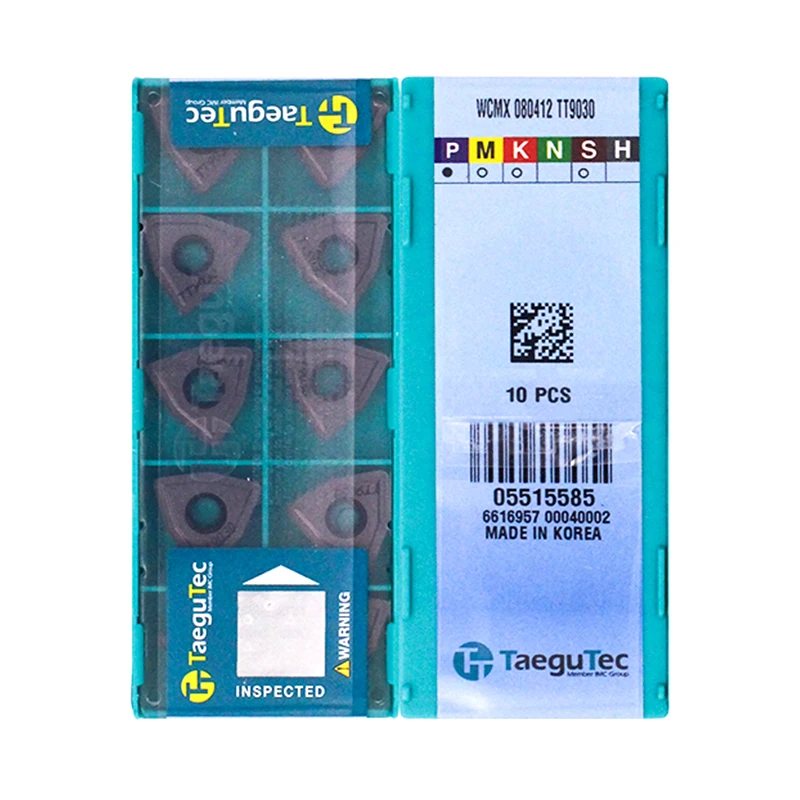 WCMX080412 TT9030 100% Original Inserts Cnc Cutting Tools Tungsten Carbide Insert