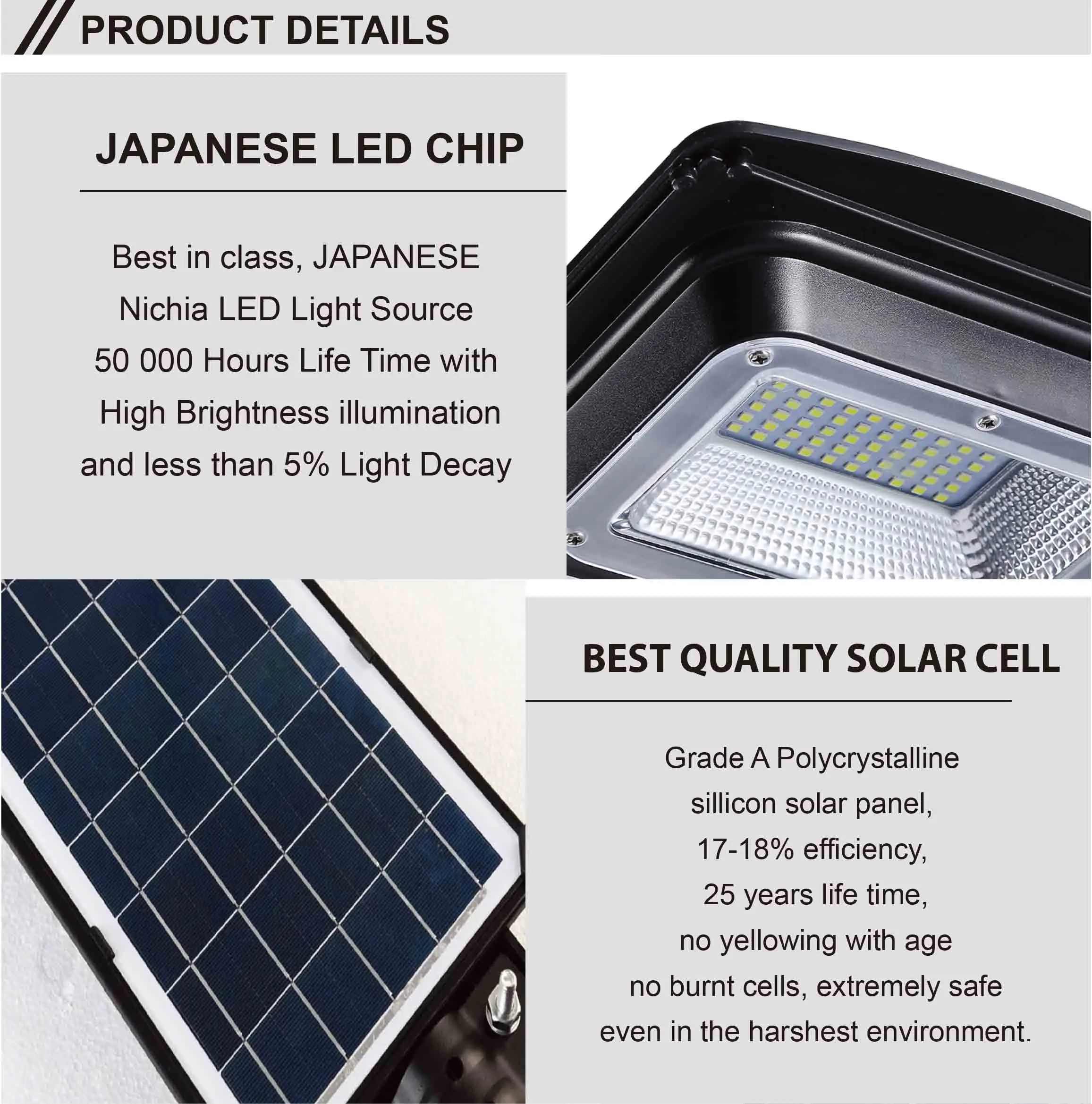 2021 Liketech Axe90 All in One Solar Street Light 90W Luminaria Solar Led 2835 SMD 180pcs Waterproof IP65