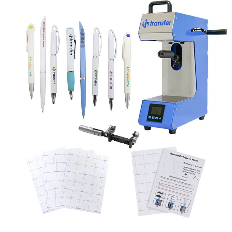 Laser Printing Roller Automatic Transfer Machine Cup Printing Heat Press Machine for Pen for Plastic Hot Product 2019 Manual