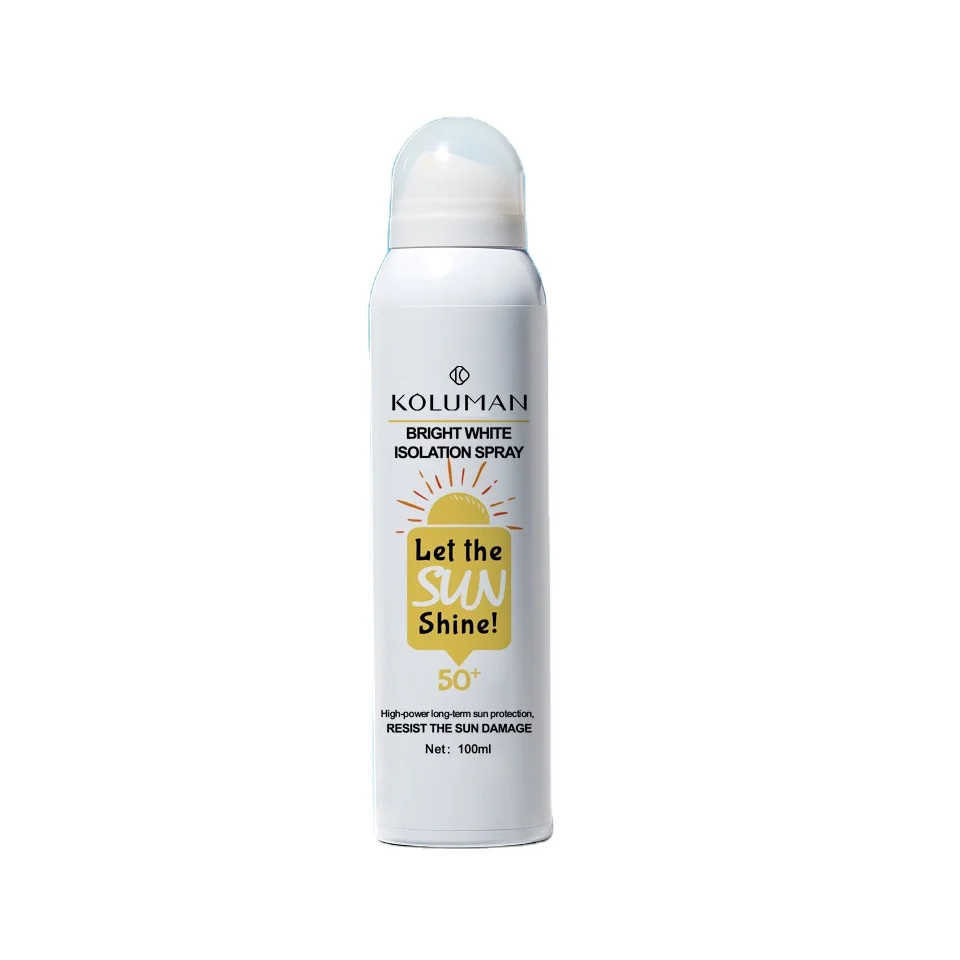 Private Label Natural OEM All Natural Sunscreen skin care sunscreen spray and body sunscreen mist spray SPF 50